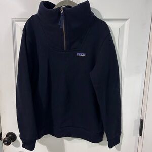 Patagonia Men's Dark Blue Zip-Up Sweater